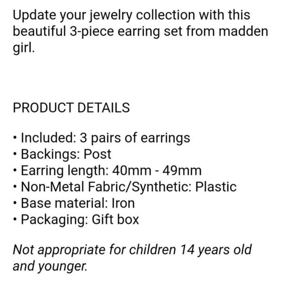 Hoop Earrings Gift set - Picture 4 of 7